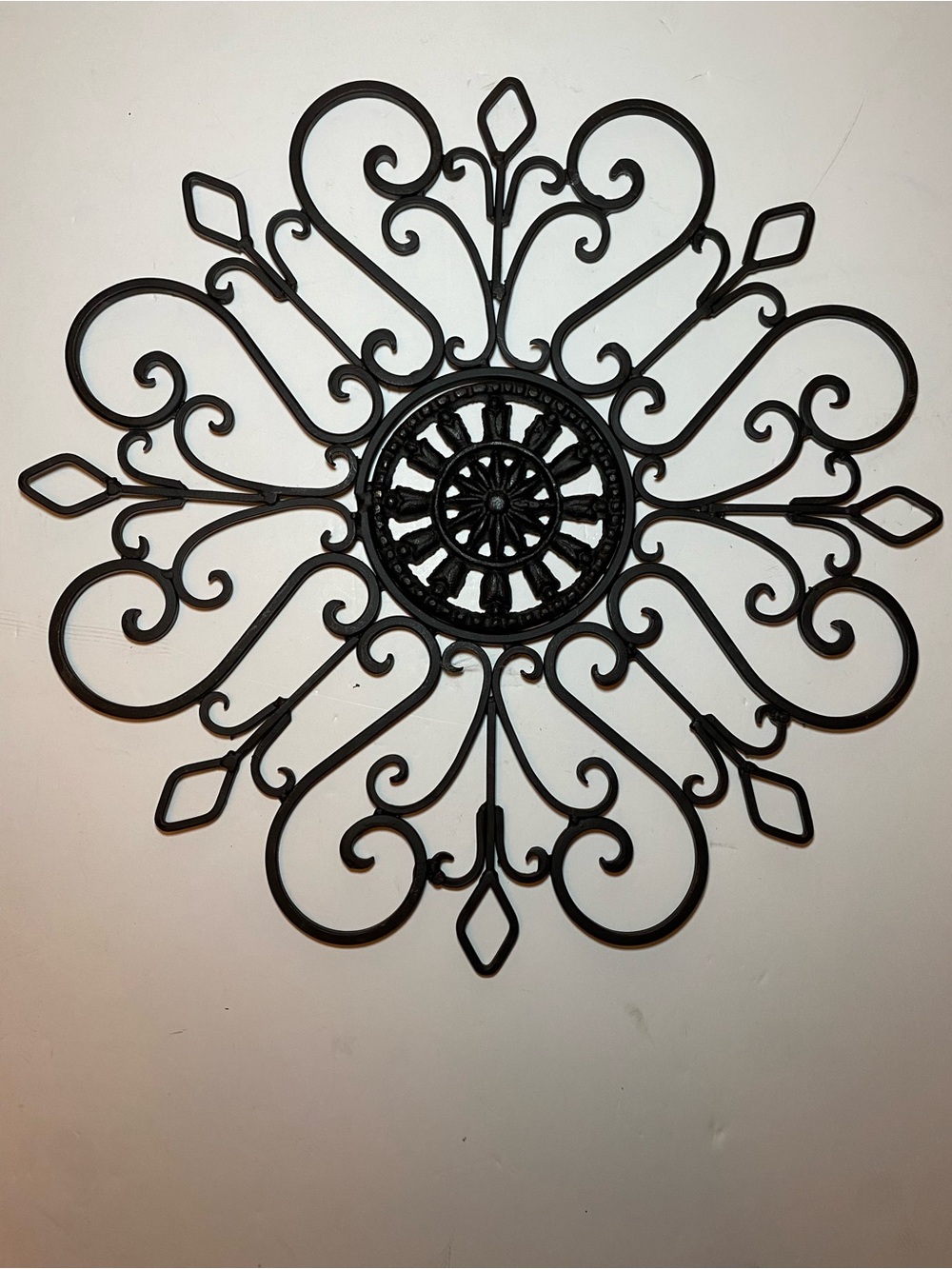 Traditional Iron Scroll Wall Decor- Elegant Scroll Design - Picture 4 of 9